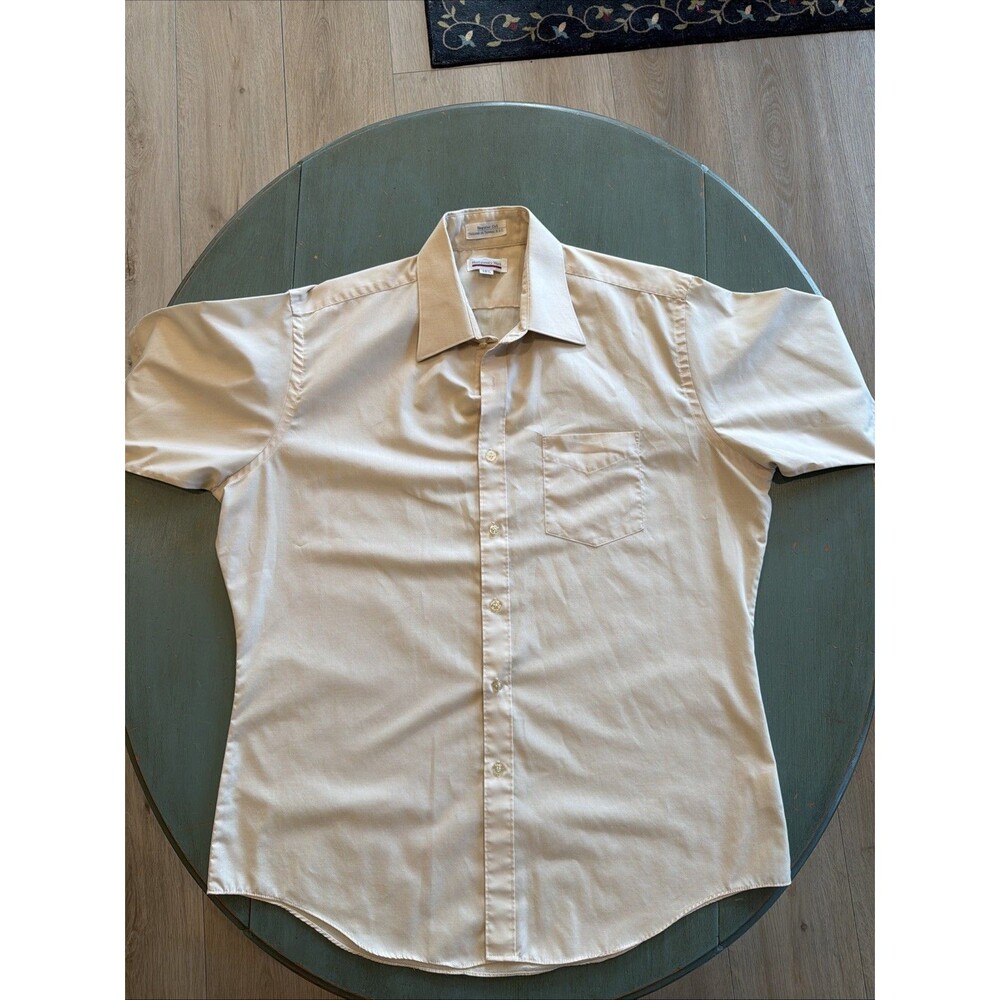 Vintage Montgomery Ward Short Sleeve Shirt Regular Cut Men’s Large 16 1/2